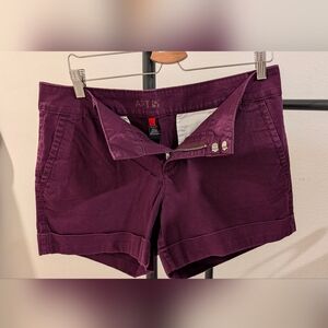 Apt. 9 Women's Deep Purple- Plum Shorts